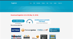 Desktop Screenshot of eagleget.com