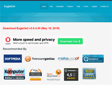 Tablet Screenshot of eagleget.com